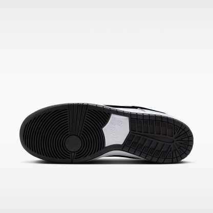 Nike SB Dunk Low Pro Skateboardschuh – Weiß/Weiß/Schwarz/Schwarz