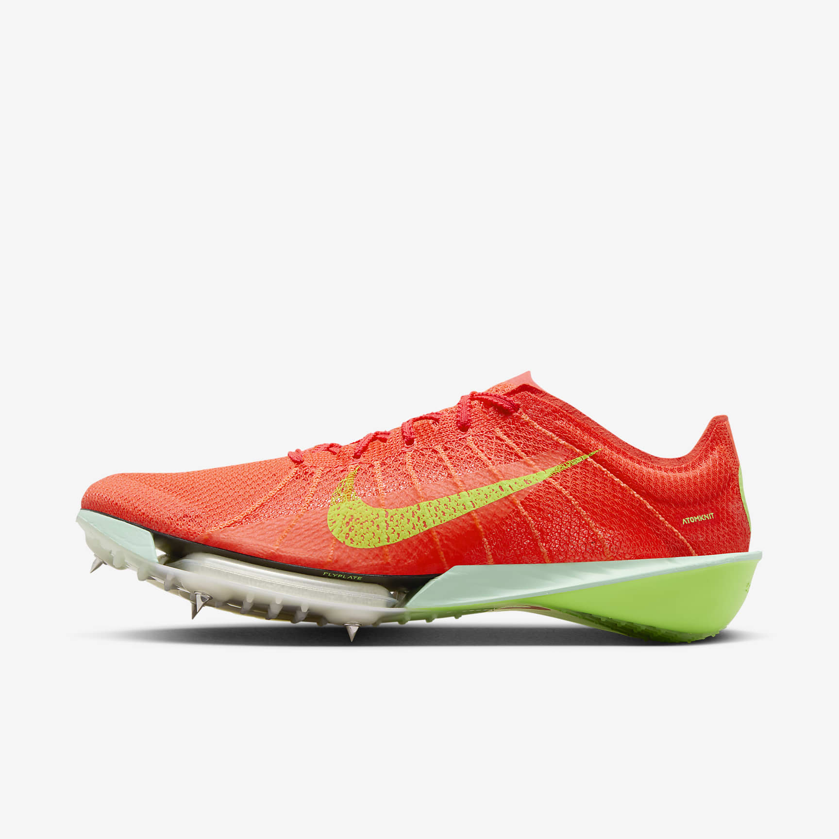 Nike Victory 2 Track & Field Langstrecken-Spikes – Bright Crimson/Hyper Orange/Lime Blast/Washed Coral