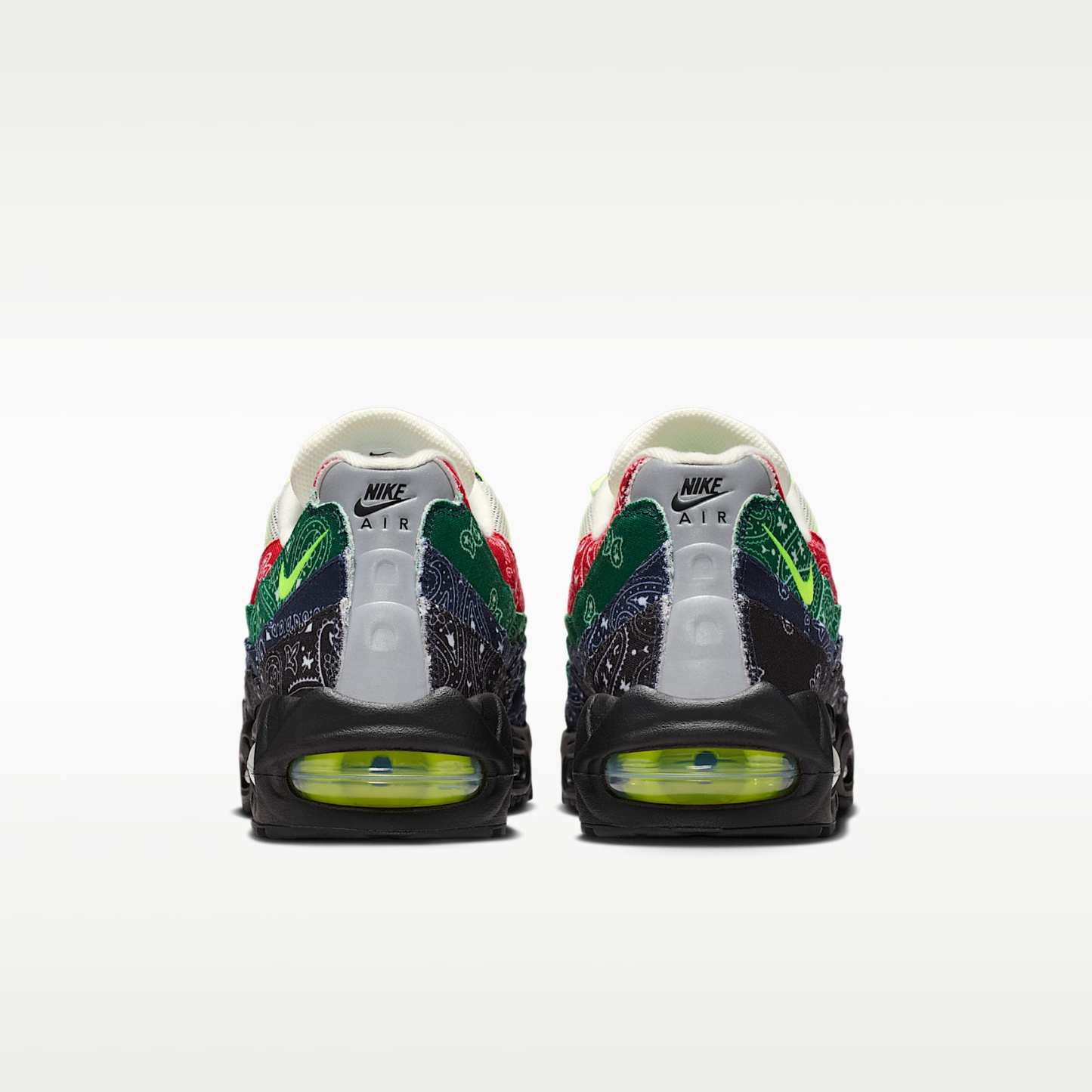 Nike Air Max 95 Big Bubble Schuh (Herren) – Sail/University Red/Sport Green/Volt