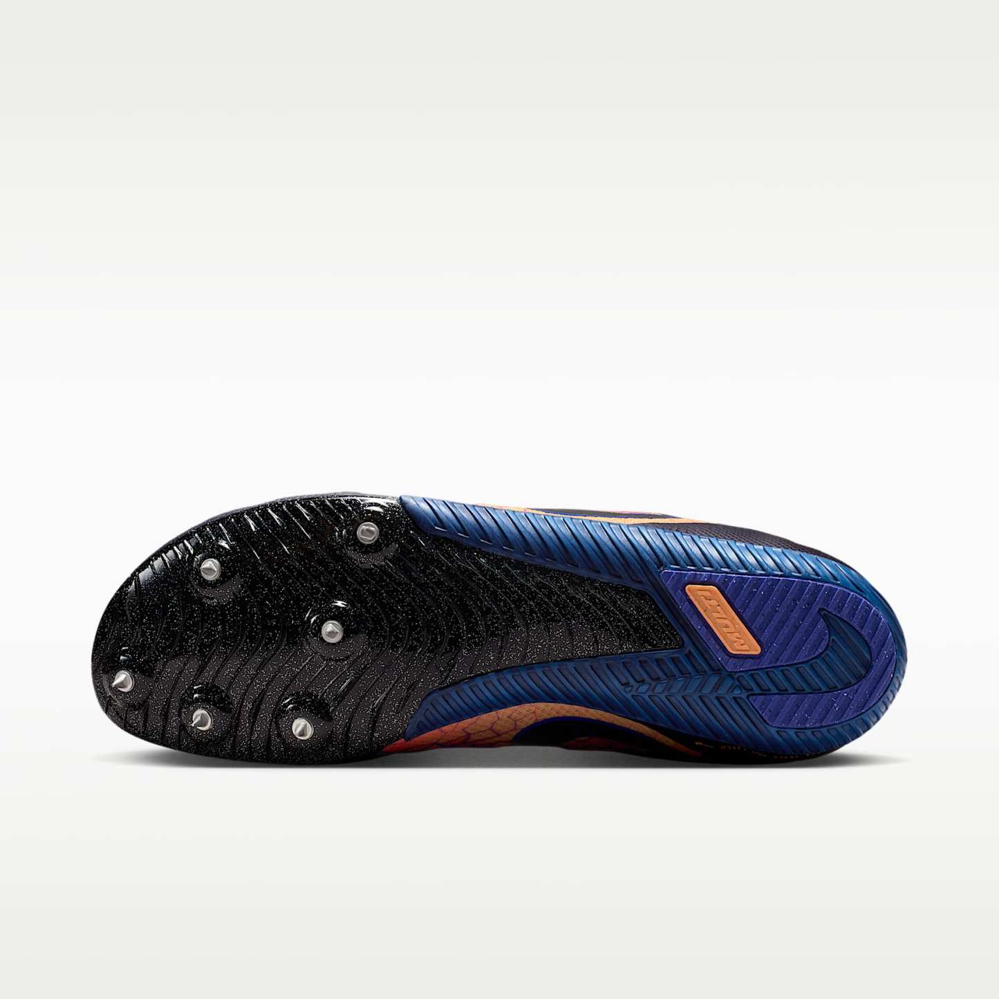 Nike Zoom Rival Multi Glam Mehrkampf-Leichtathletik-Spikes – Dark Obsidian/Orange Pulse/Indigo Burst/Schwarz