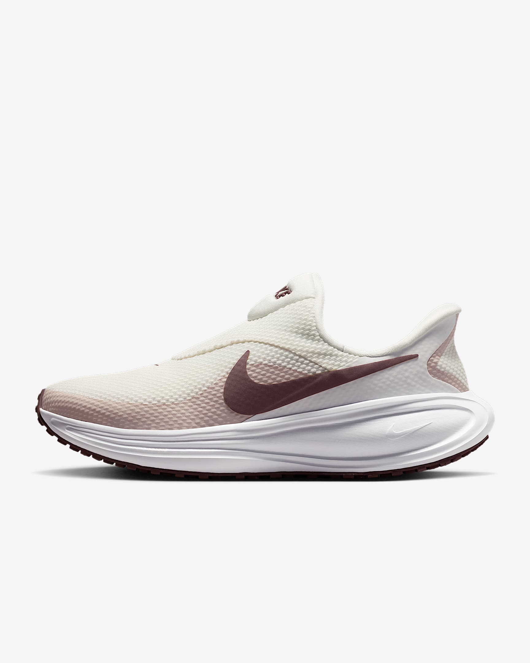 Nike Revolution 8 EasyOn Straßenlaufschuh (Damen) – Phantom/Weiß/Silt Red/Tattoo