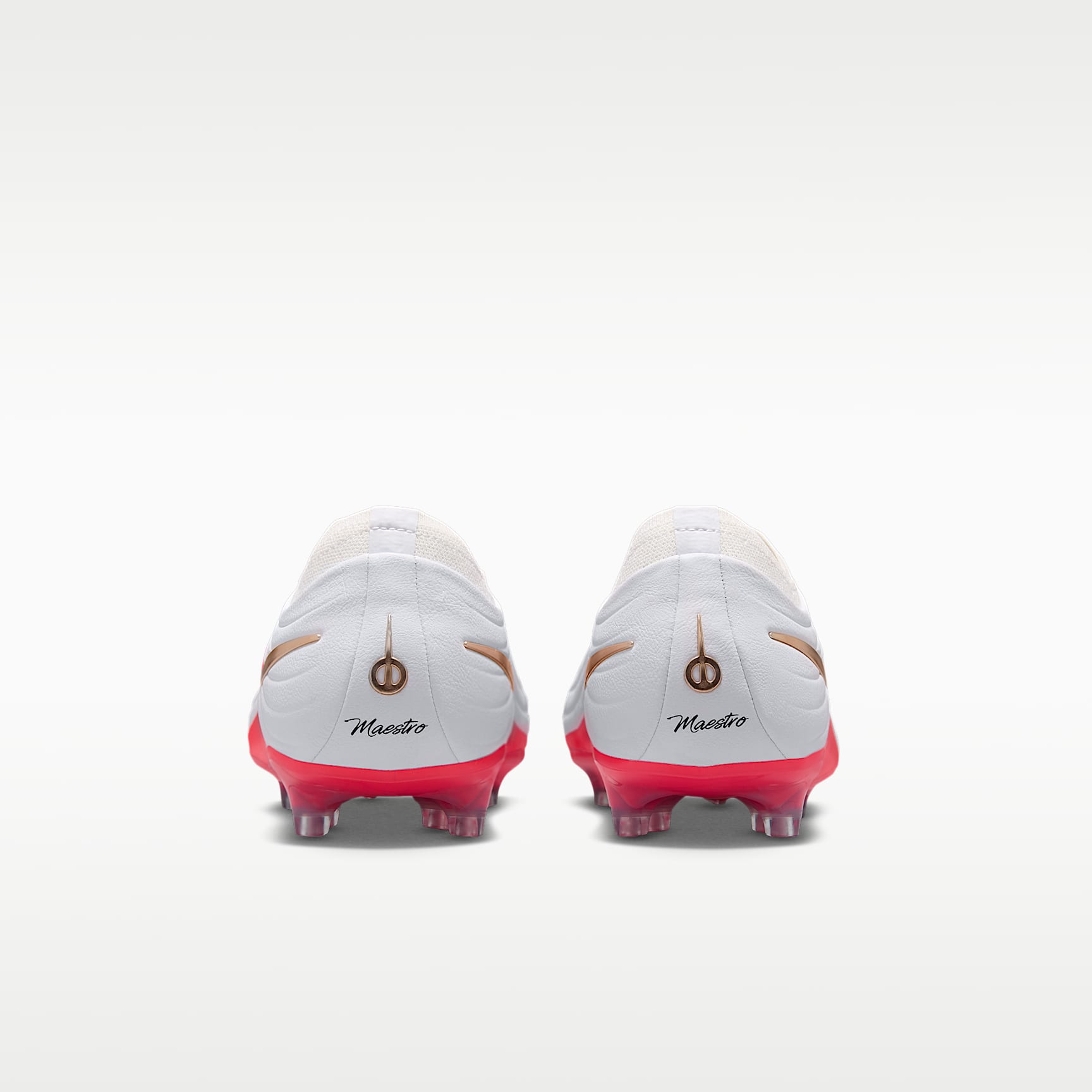 Nike Tiempo Maestro Elite Low Top Fußballschuh für Kunstrasen – Weiß/Bright Crimson/Blur