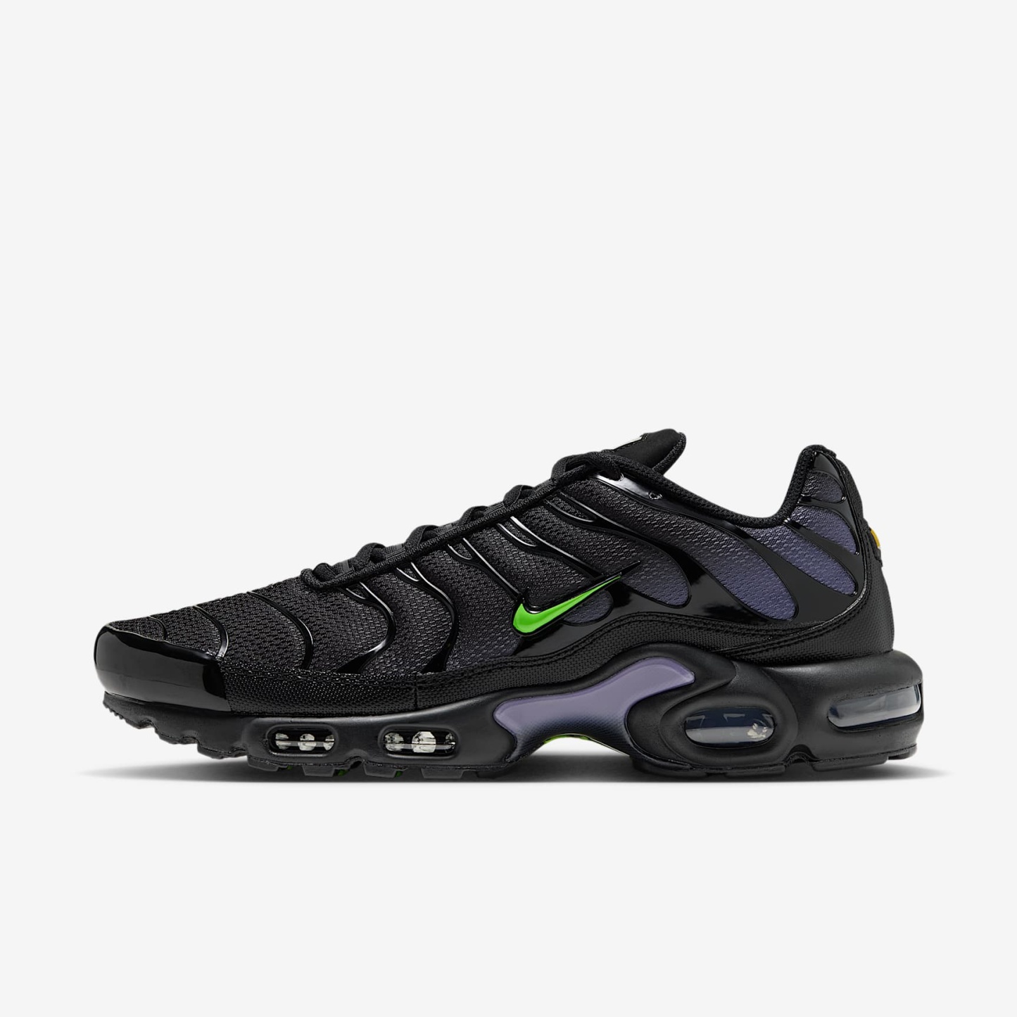 Nike Air Max Plus Schuh (Herren) – Schwarz/Canyon Purple/Electric Green