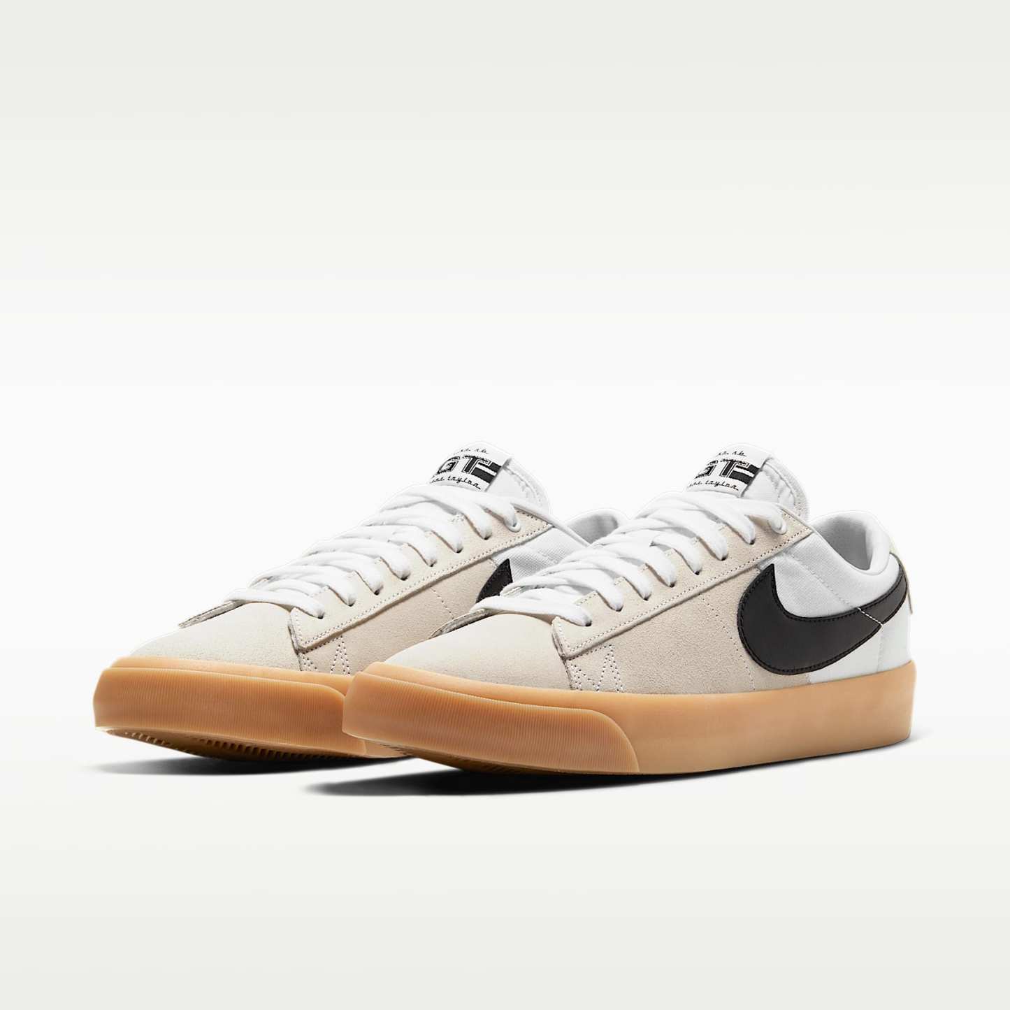 Nike SB Zoom Blazer Low Pro GT Skateboardschuh – Weiß/Weiß/Weiß/Schwarz