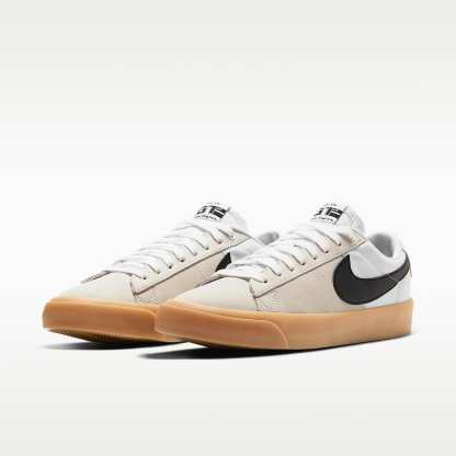 Nike SB Zoom Blazer Low Pro GT Skateboardschuh – Weiß/Weiß/Weiß/Schwarz