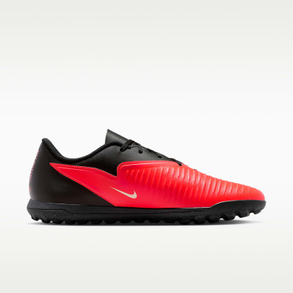 Nike Phantom 6 Low Club Fußballschuh für Turf – Bright Crimson/Schwarz/Blur