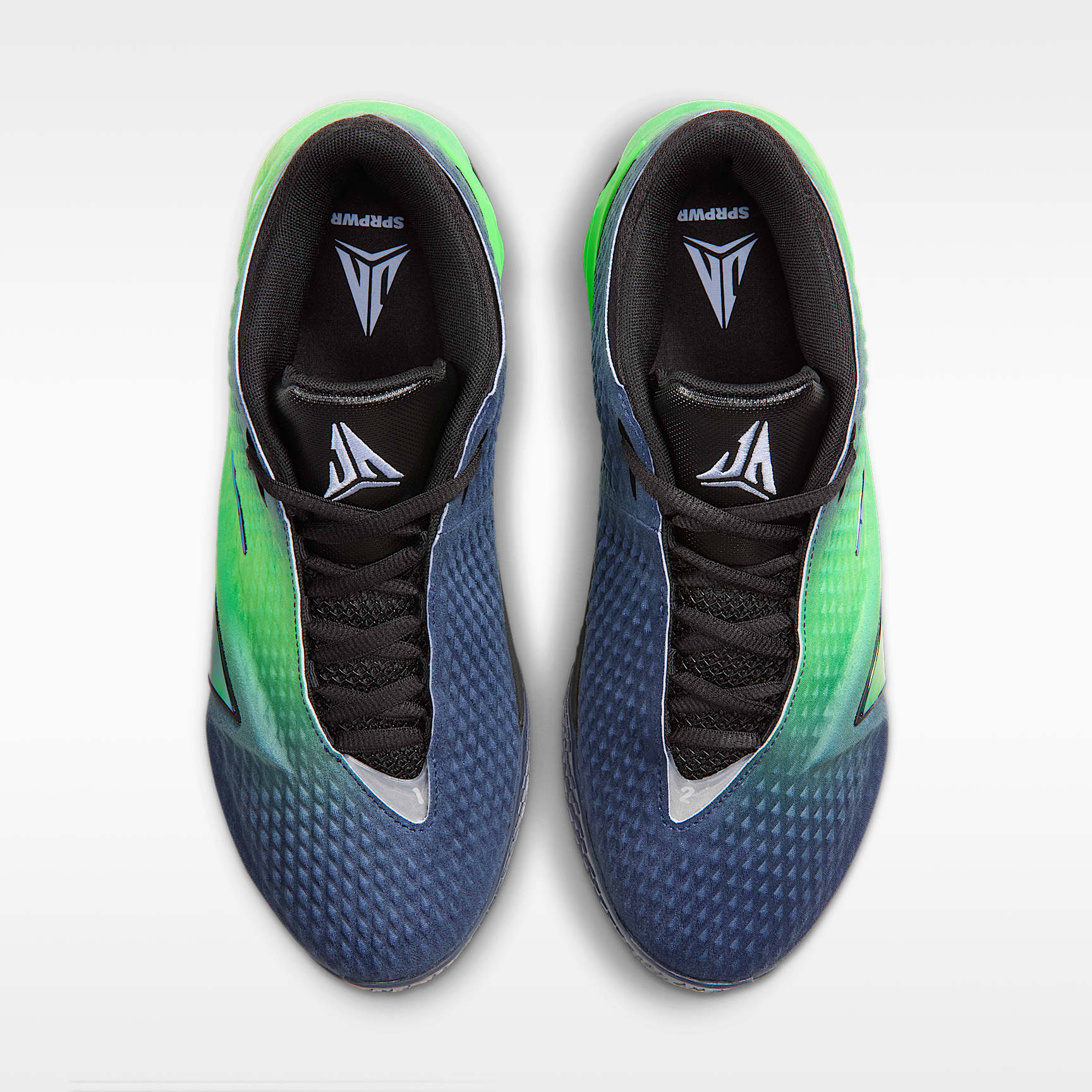JA 4 "Nightmare" Basketballschuhe – Obsidian/Schwarz/Voltage Green/Multi-Color