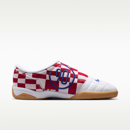 Nike Total 90 Checkered Herrenschuh – Weiß/University Red/Gum Yellow/Deep Royal Blue