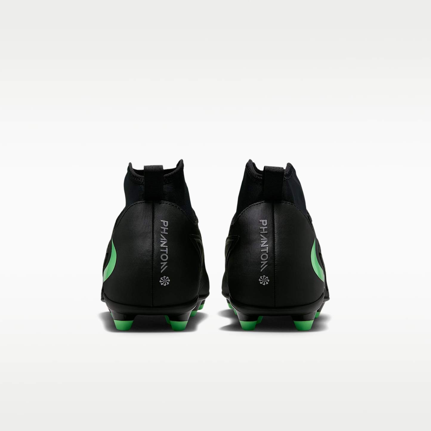Nike Phantom 6 High Club Fußballschuh für verschiedene Böden – Schwarz/Schwarz/Illusion Green