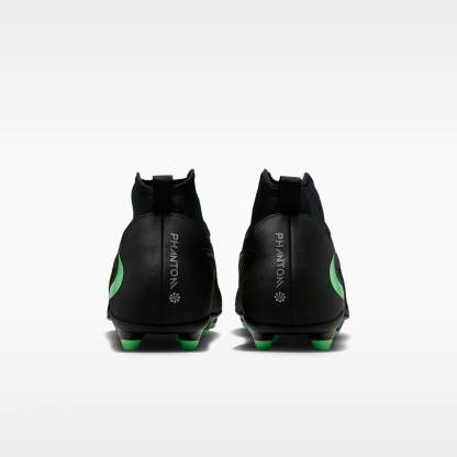 Nike Phantom 6 High Club Fußballschuh für verschiedene Böden – Schwarz/Schwarz/Illusion Green