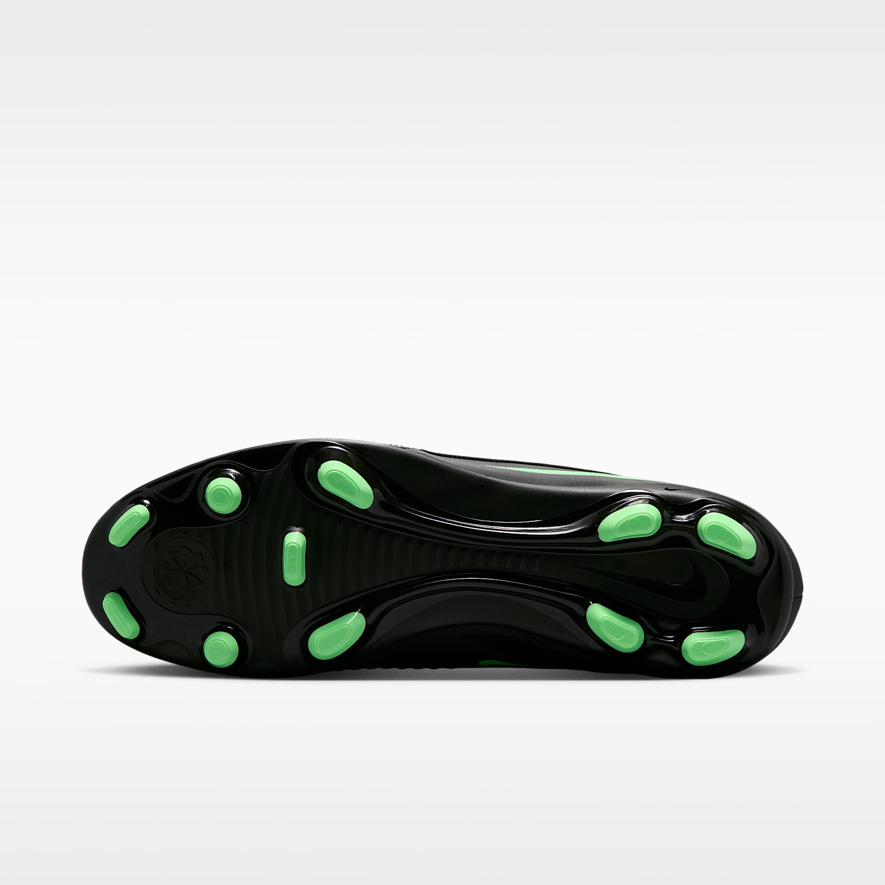 Nike Phantom 6 High Club Fußballschuh für verschiedene Böden – Schwarz/Schwarz/Illusion Green