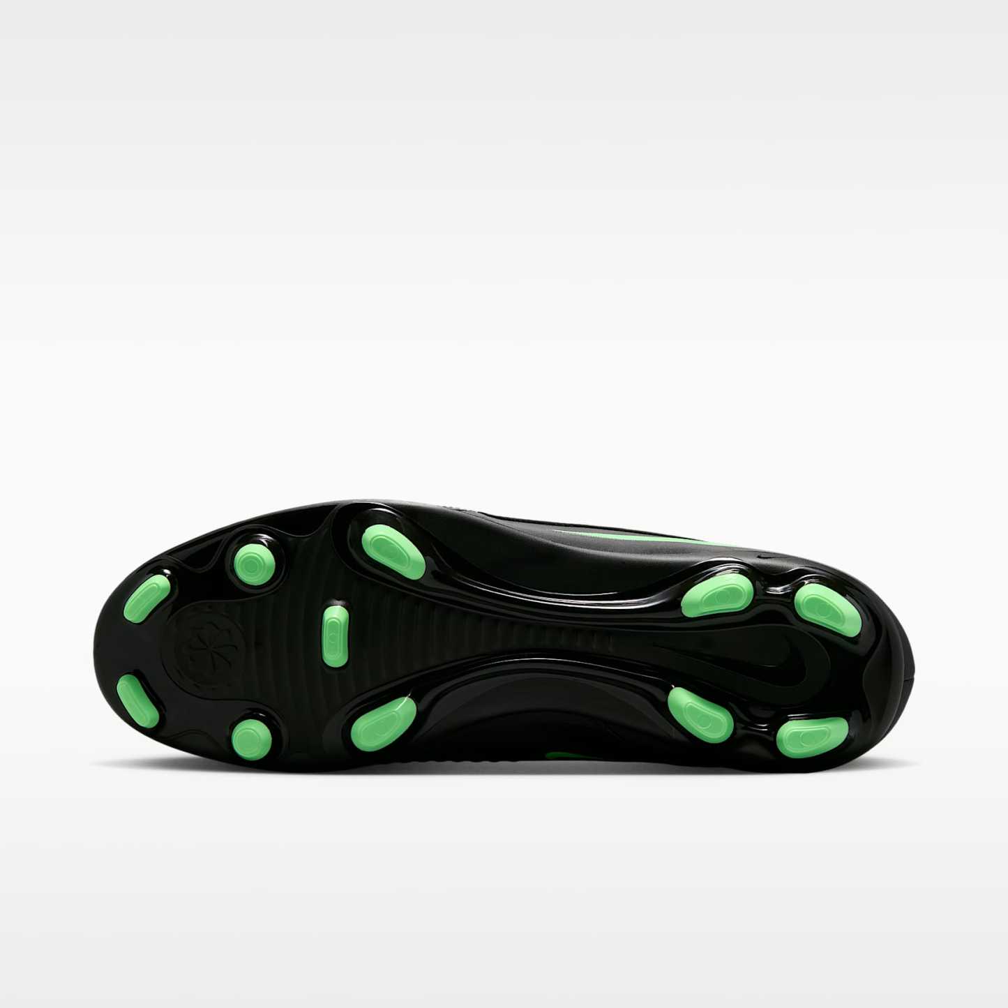 Nike Phantom 6 High Club Fußballschuh für verschiedene Böden – Schwarz/Schwarz/Illusion Green