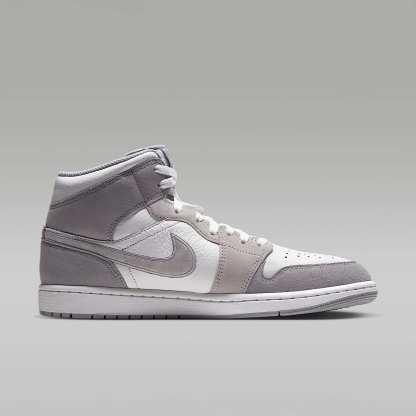Air Jordan 1 Mid SE Schuh (Herren) – Summit White/Wolf Grey/Pure Platinum