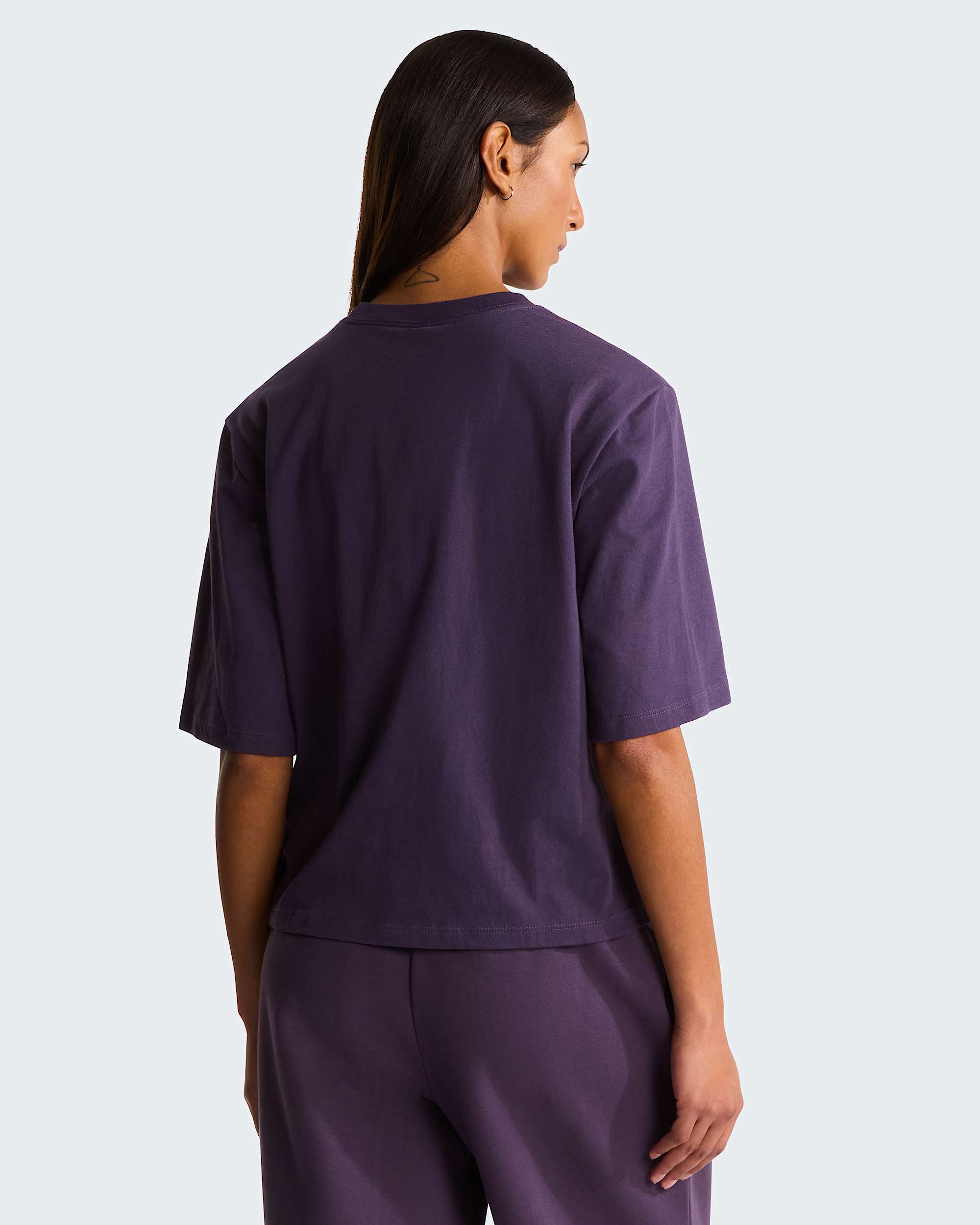 TNF™ Essential Simple Dome Boxy T-Shirt mit lockerer Passform Damen – Endless Dusk