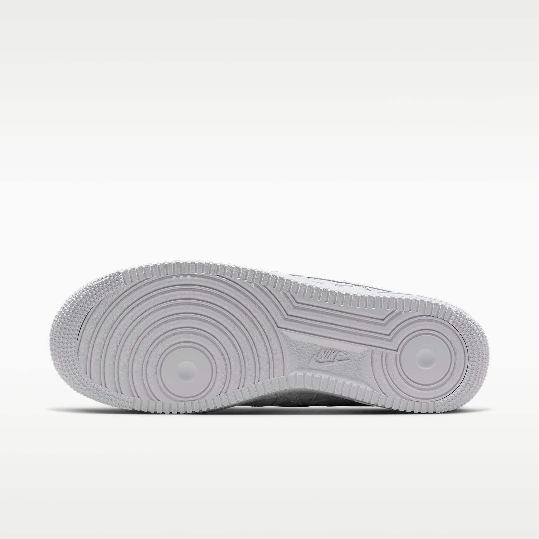Nike Air Force 1 '07 Edge Herrenschuh – Weiß/Metallic Silver/Weiß