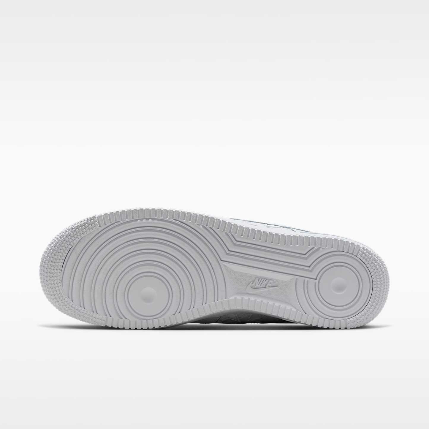 Nike Air Force 1 '07 Edge Herrenschuh – Weiß/Metallic Silver/Weiß