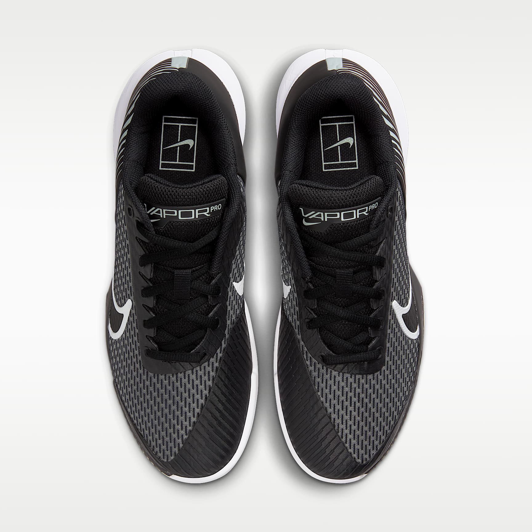 NikeCourt Air Zoom Vapor Pro 2 Herren-Tennisschuh für Teppichplätze – Schwarz/Weiß