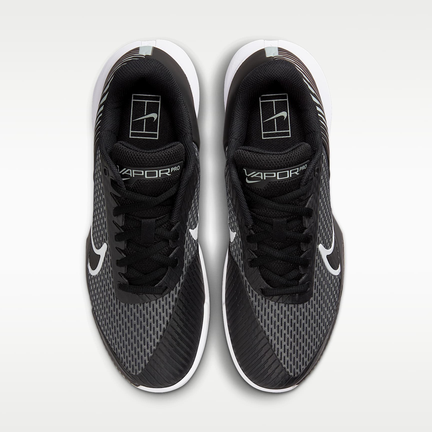 NikeCourt Air Zoom Vapor Pro 2 Herren-Tennisschuh für Teppichplätze – Schwarz/Weiß