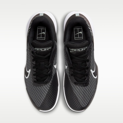 NikeCourt Air Zoom Vapor Pro 2 Herren-Tennisschuh für Teppichplätze – Schwarz/Weiß
