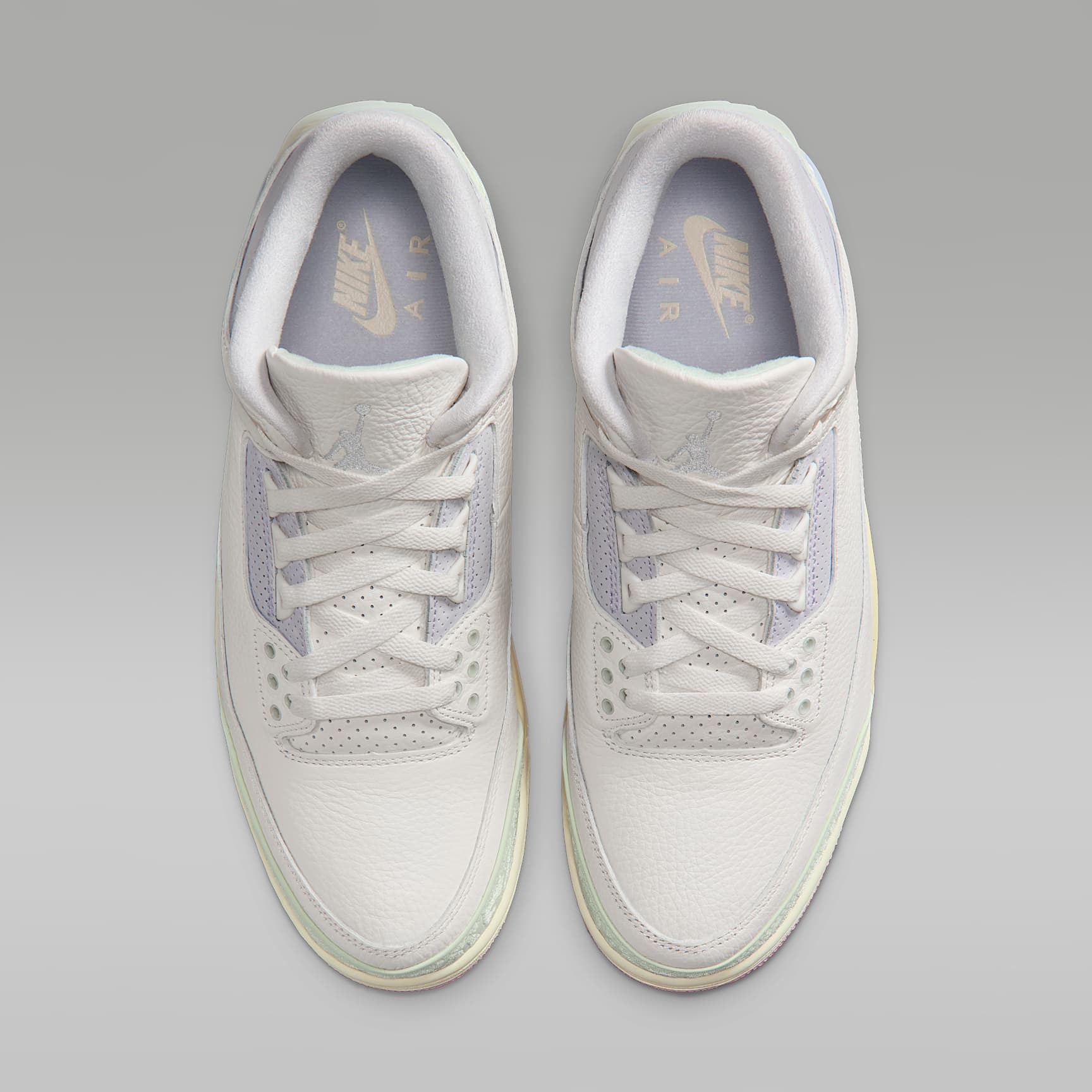Air Jordan 3 "World's Best" Schuh (Herren) – Sail/Aura/Iced Carmine/Jade Aura