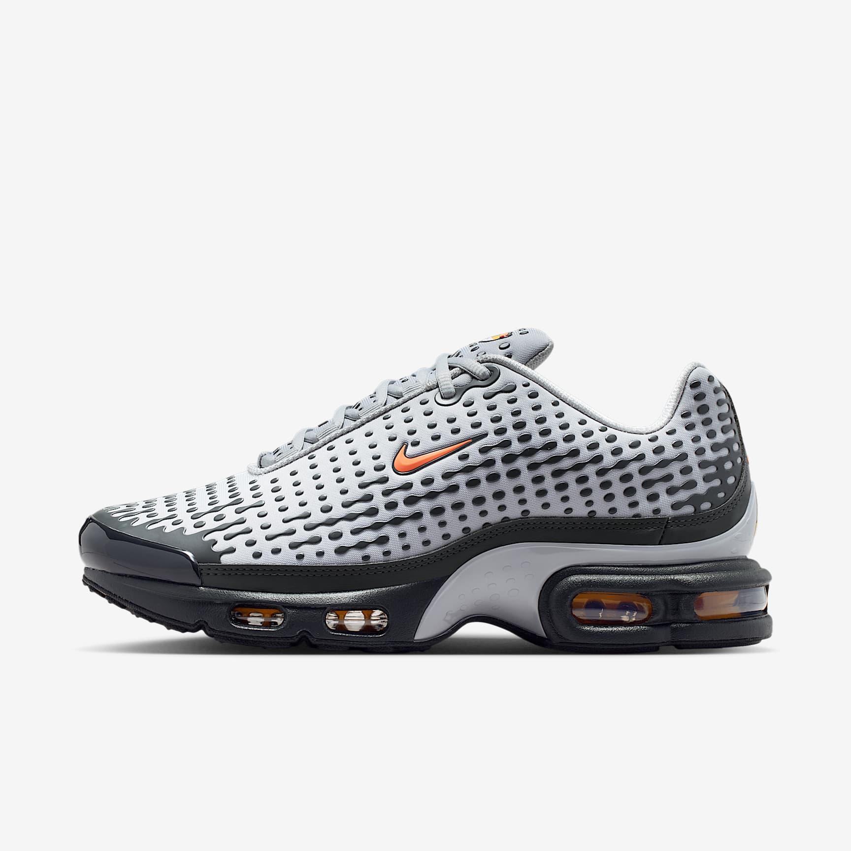 Nike Air Max Plus VII Schuh (Herren) – Light Smoke Grey/Dark Smoke Grey/Hot Curry