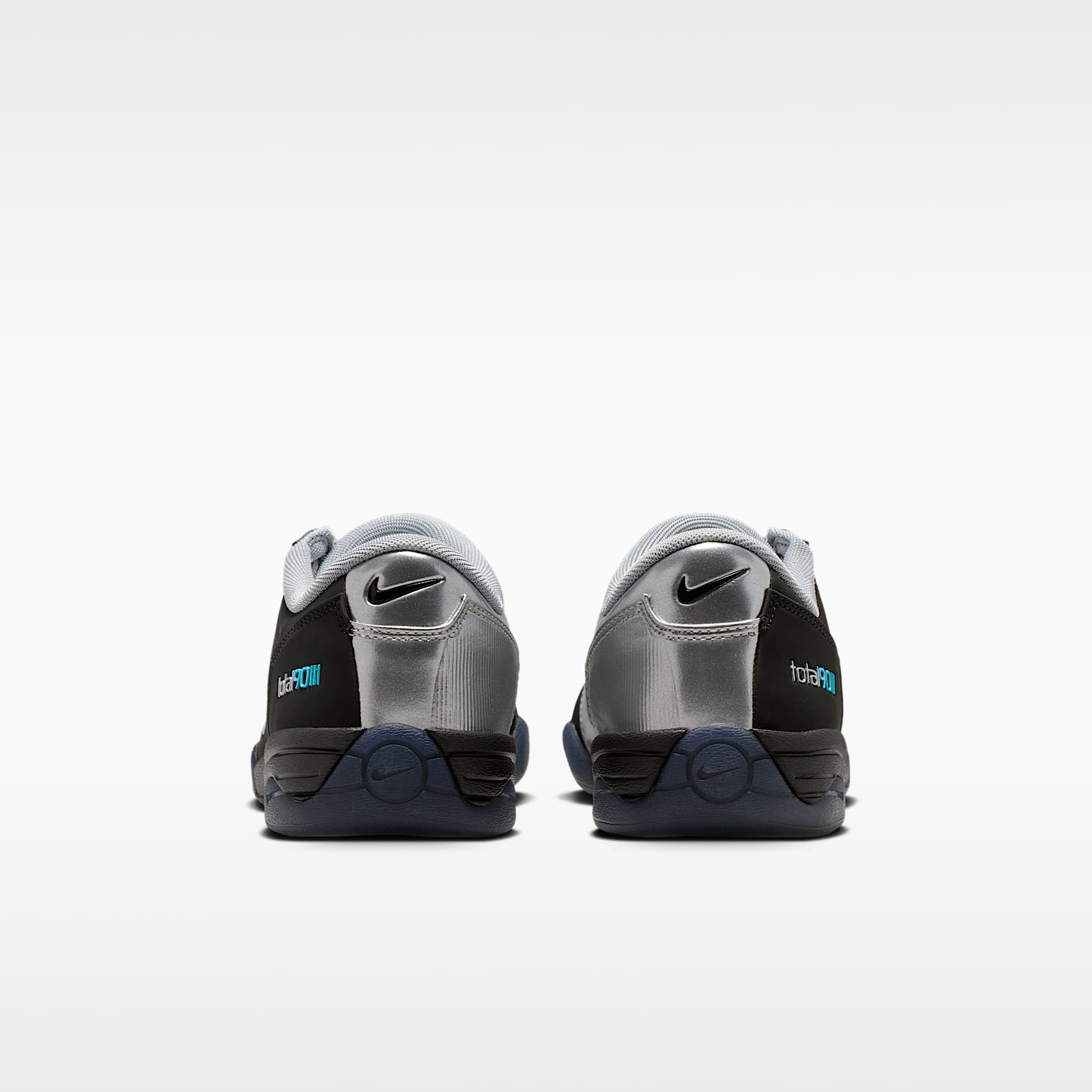 Nike Total 90 Fußballschuh – Schwarz/Gamma Blue/Metallic Silver