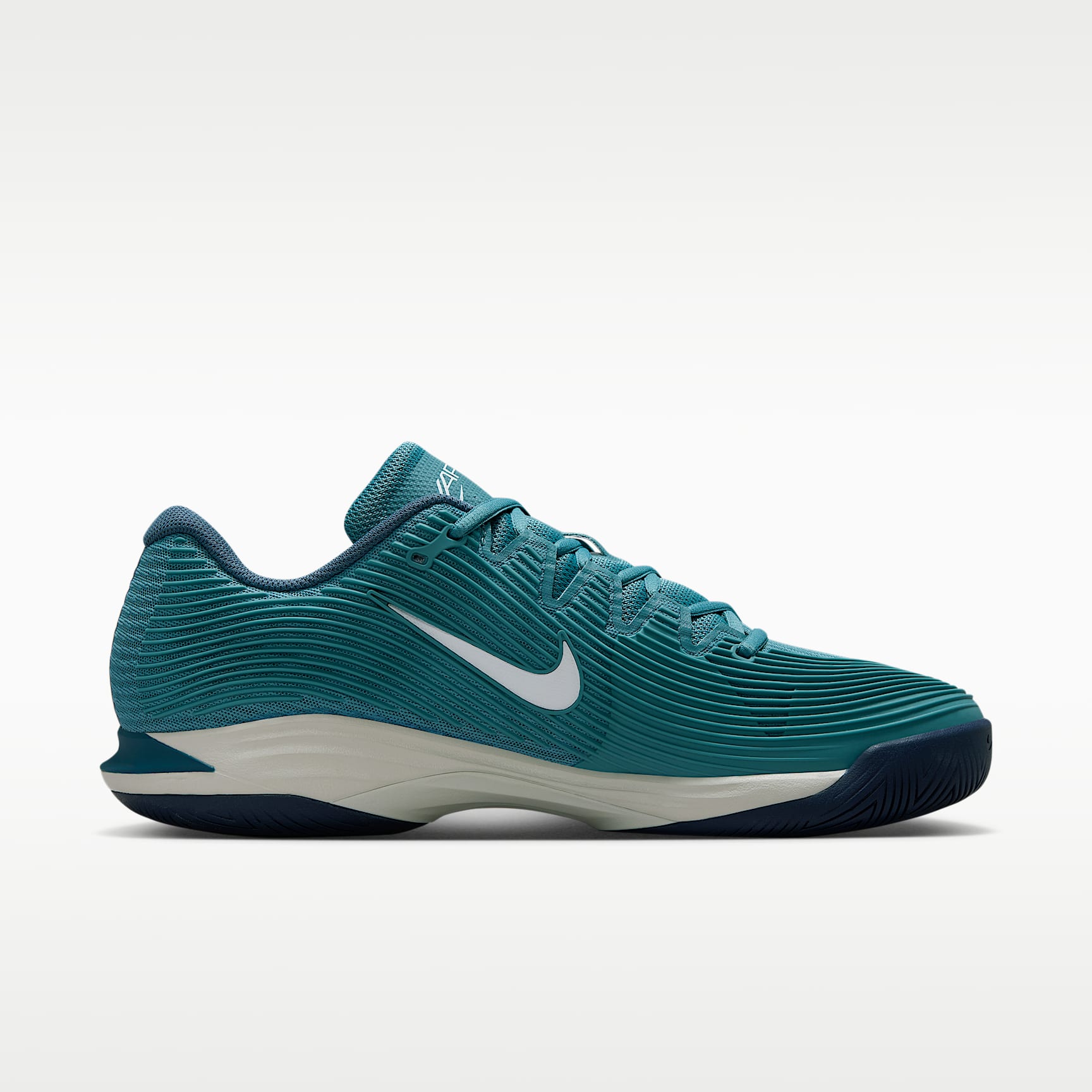 Nike Vapor 12 Tennisschuh für Hartplätze (Herren) – Smokey Blue/Light Bone/New Slate/Weiß