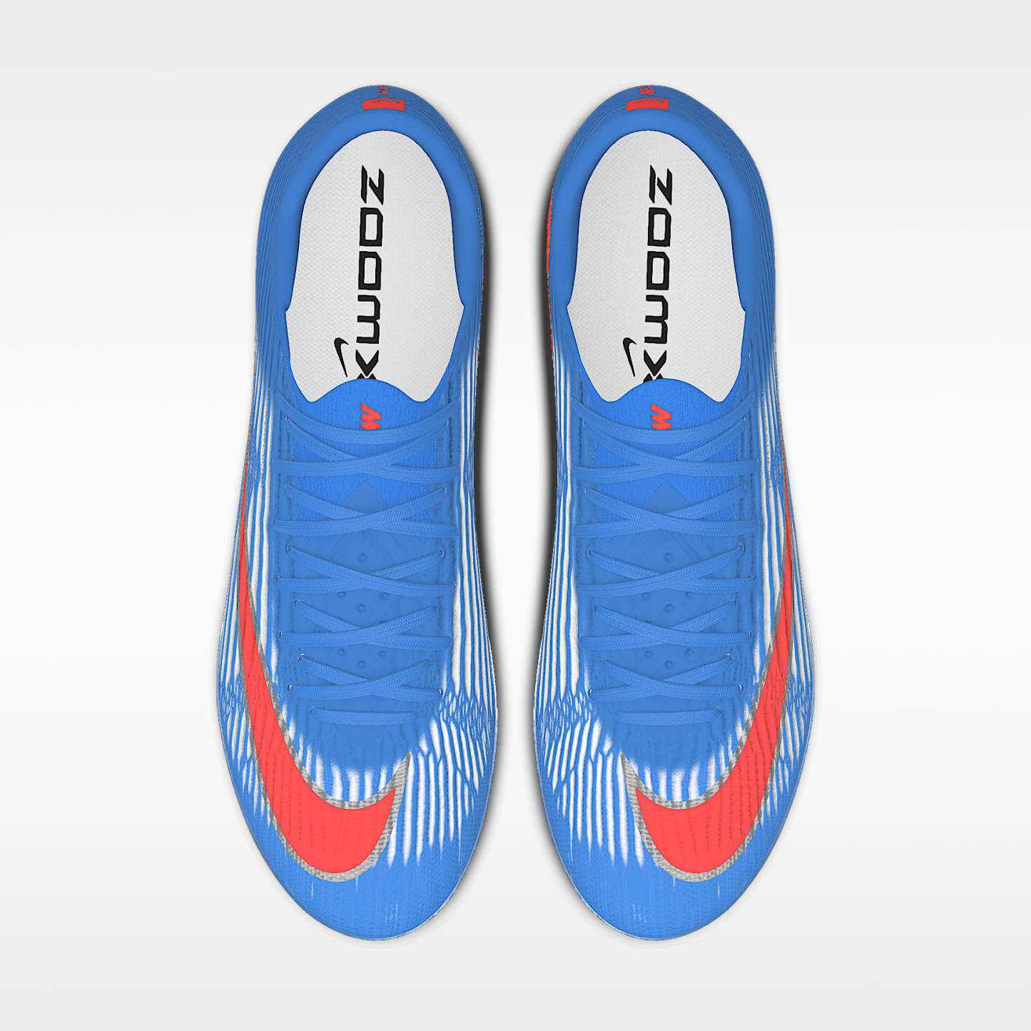 Nike Mercurial Superfly 11 Elite By You personalisierbarer Low-Top-Fußballschuh für normalen Rasen – Light Photo Blue/Light Photo Blue