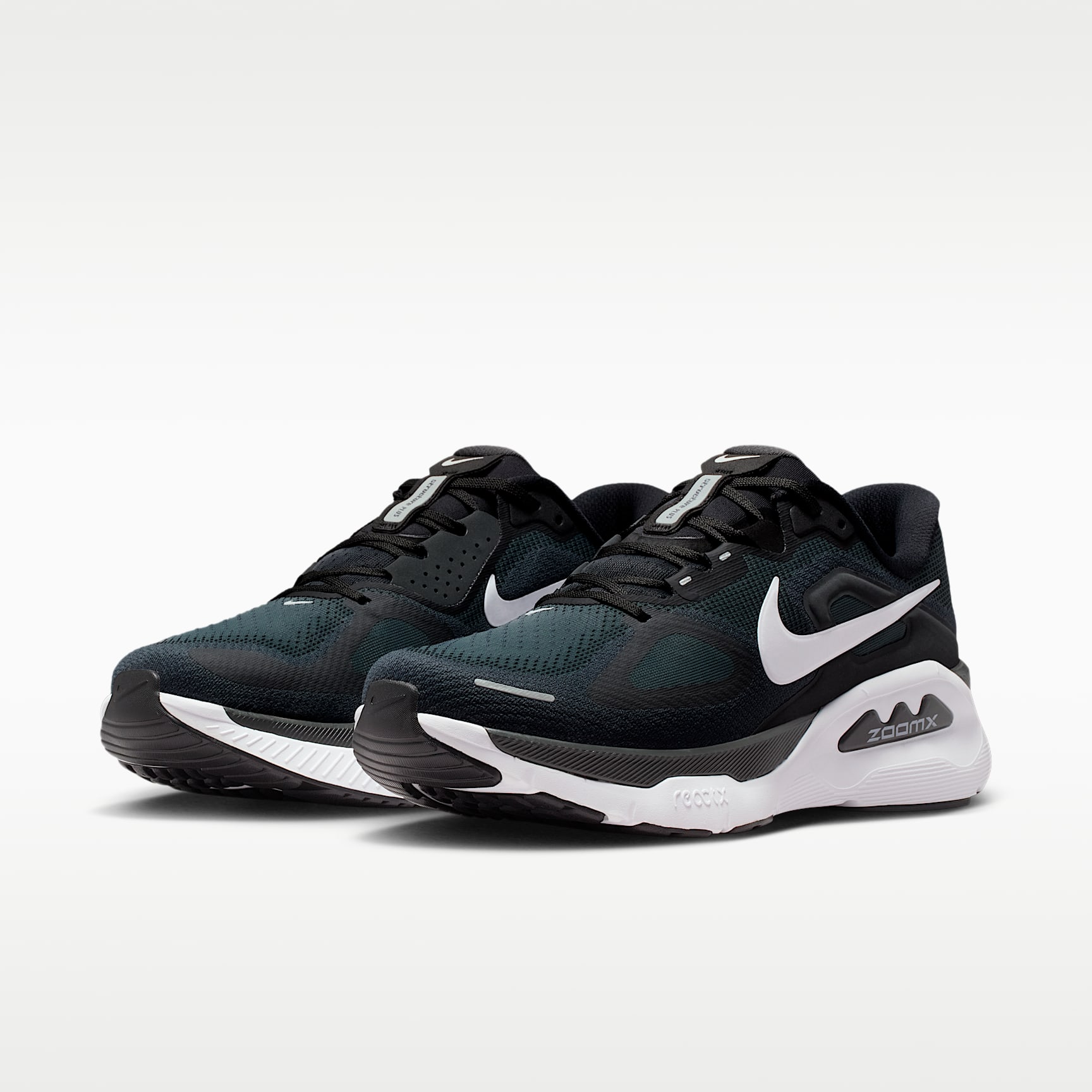 Nike Structure Plus Straßenlaufschuh (Herren) – Schwarz/Anthracite/Weiß