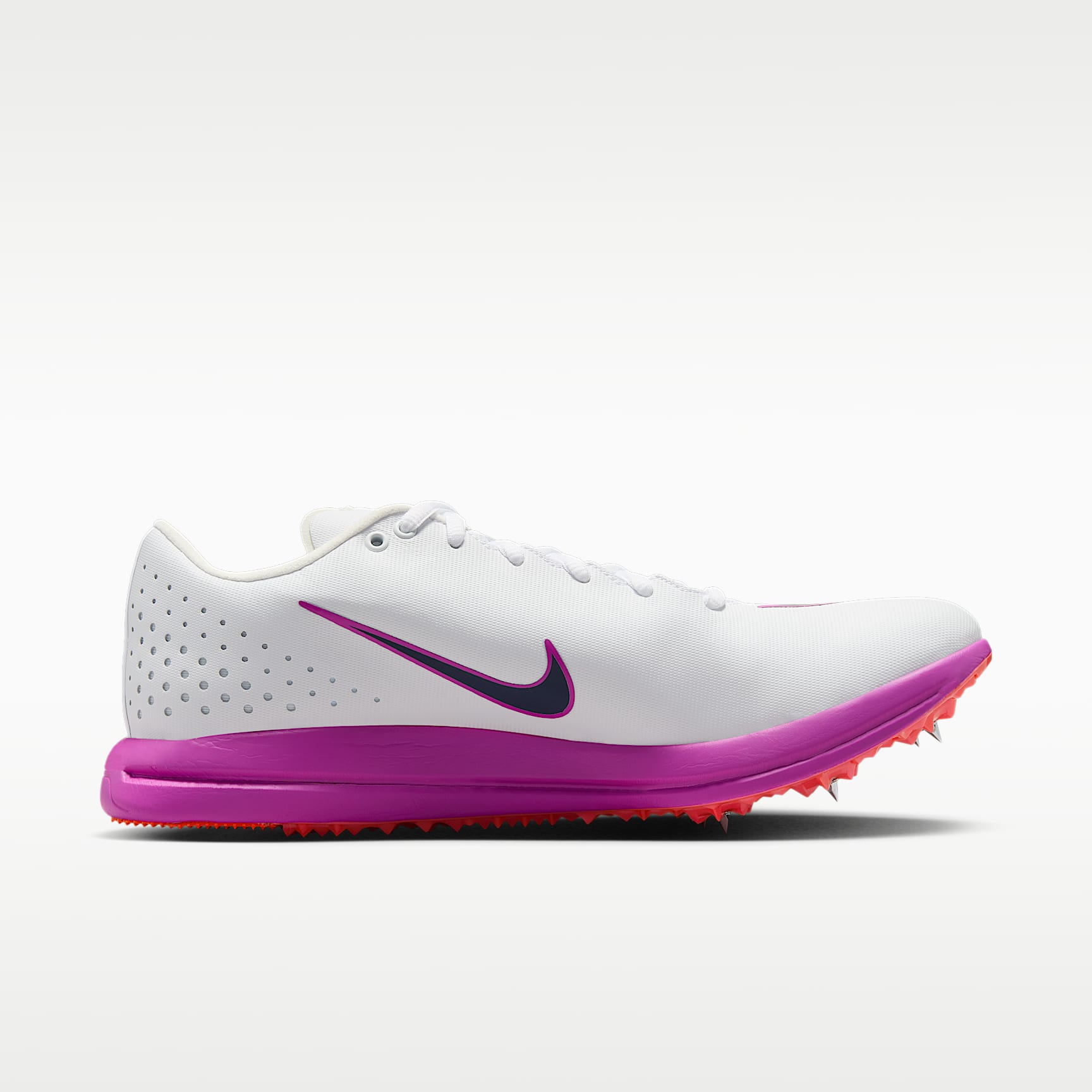 Nike Triple Jump Elite 3 Sprung-Spike für Leichtathletik – Weiß/Hyper Turquoise/Bright Crimson/Obsidian