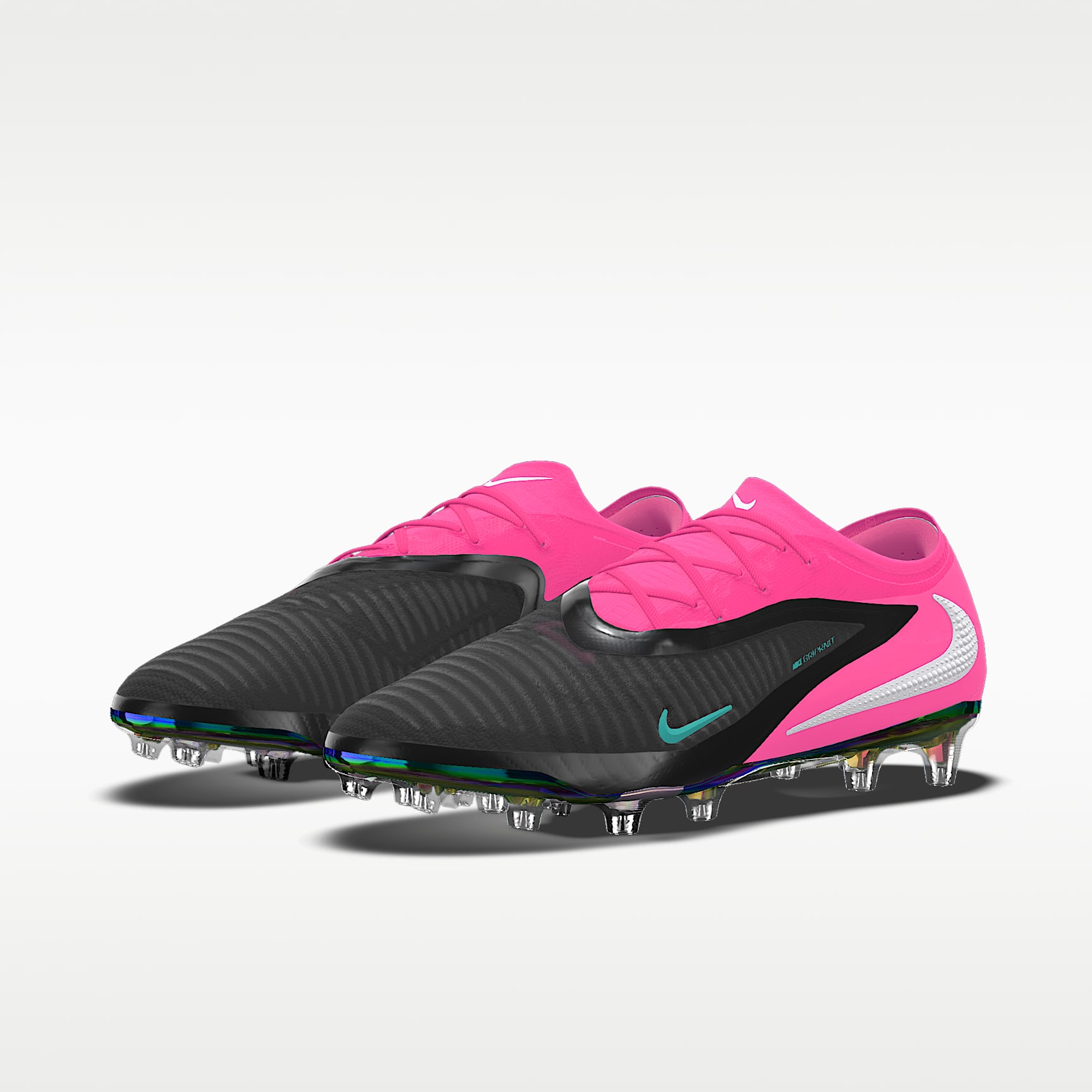 Nike Phantom 6 Low Elite By You personalisierbarer Fußballschuh für normalen Rasen – Racer Blue/Racer Blue/Multi-Color [6362298092]