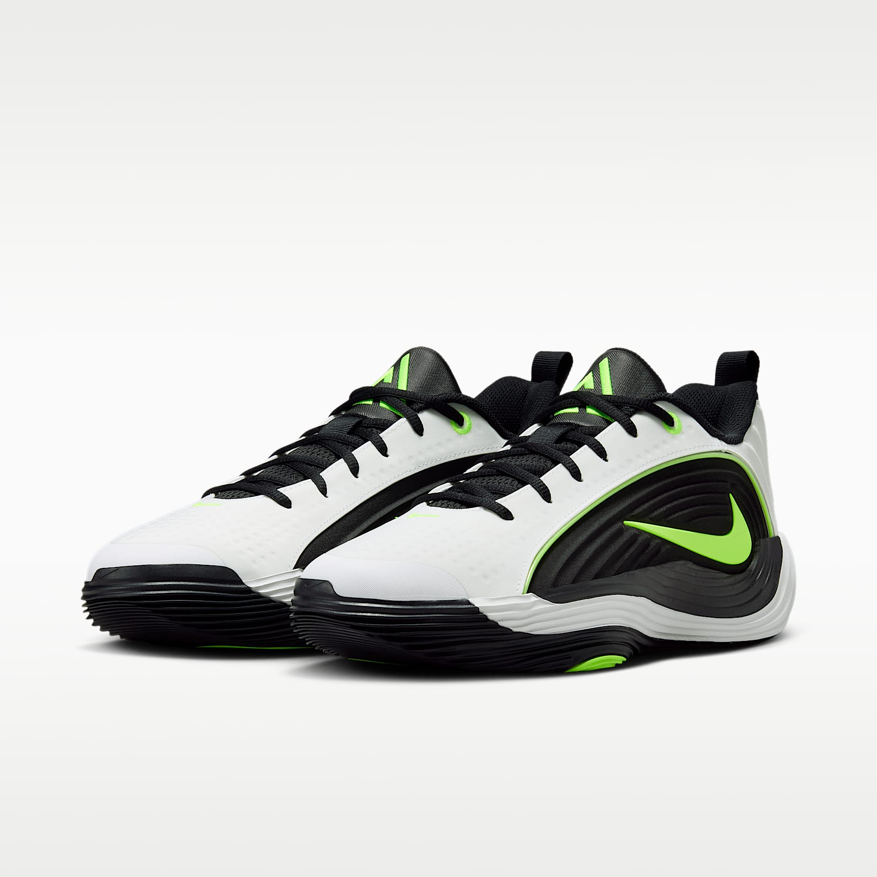 Giannis Immortality 5 Basketballschuh – Weiß/Schwarz/Volt
