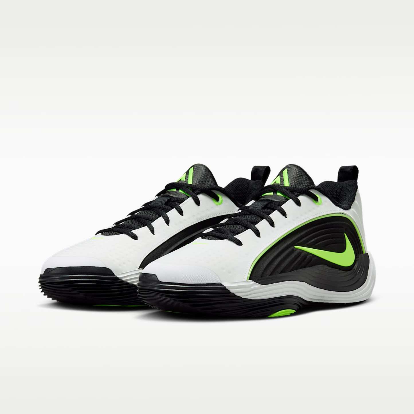Giannis Immortality 5 Basketballschuh – Weiß/Schwarz/Volt