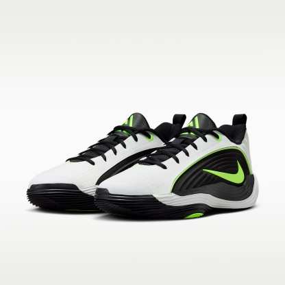 Giannis Immortality 5 Basketballschuh – Weiß/Schwarz/Volt