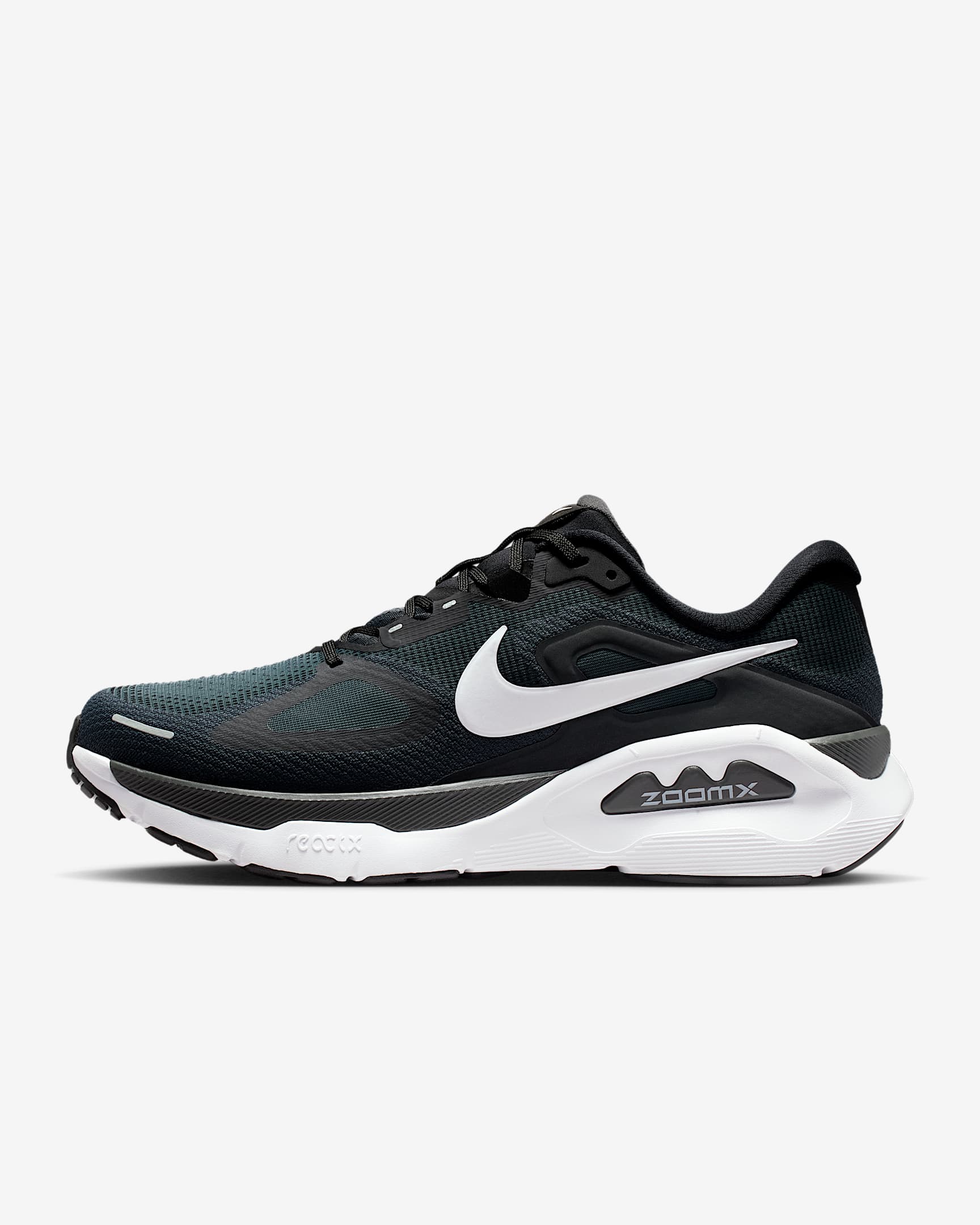Nike Structure Plus Straßenlaufschuh (Herren) – Schwarz/Anthracite/Weiß