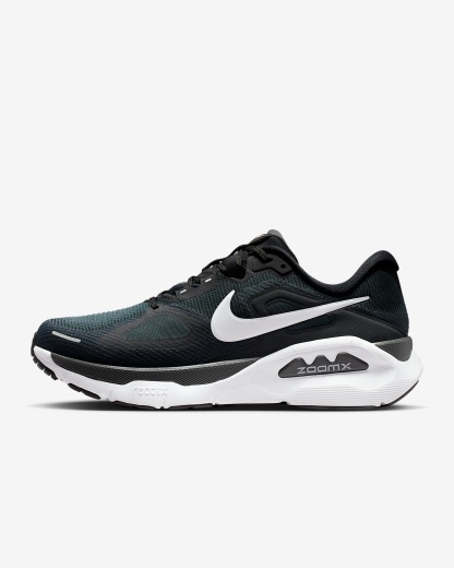 Nike Structure Plus Straßenlaufschuh (Herren) – Schwarz/Anthracite/Weiß