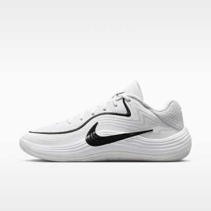 Nike Precision 8 Low Basketballschuh (Herren) – Weiß/Schwarz/Schwarz