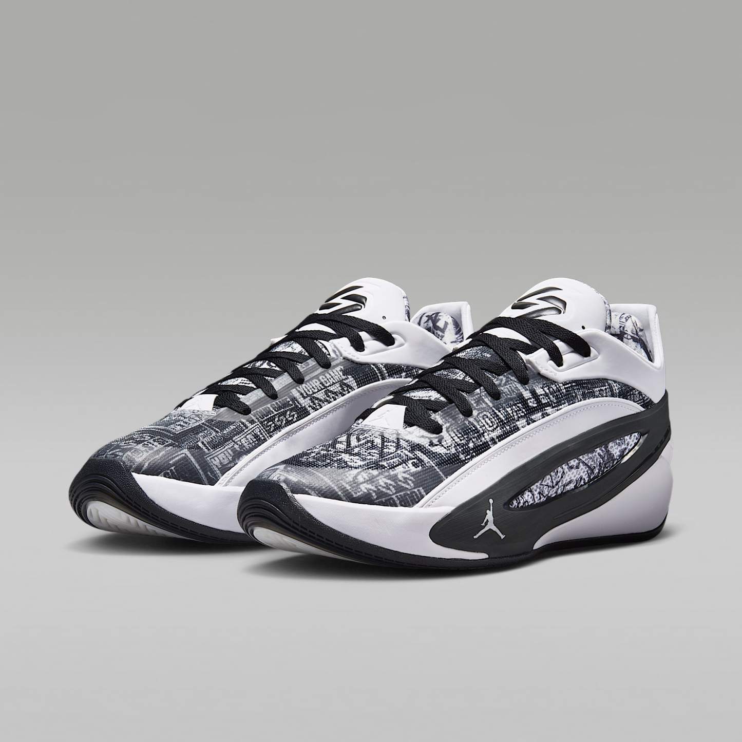 Luka 5 "Graffiti" Basketballschuh – Weiß/Schwarz