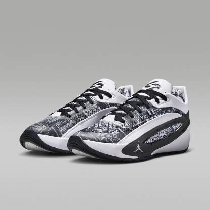 Luka 5 "Graffiti" Basketballschuh – Weiß/Schwarz