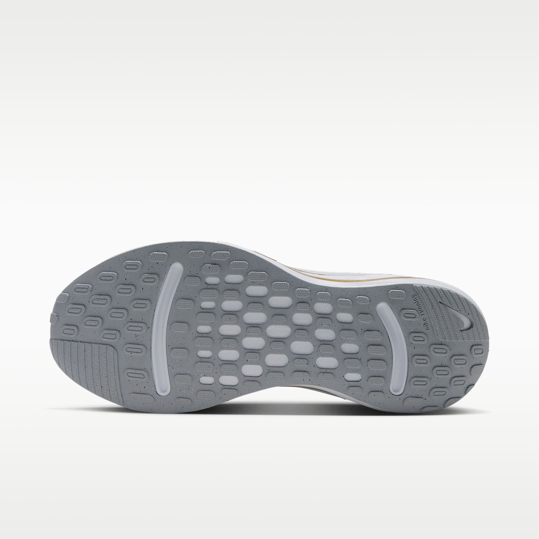 Nike Journey Run Straßenlaufschuh für Damen – Pure Platinum/Metallic Gold/Off White/Metallic Silver