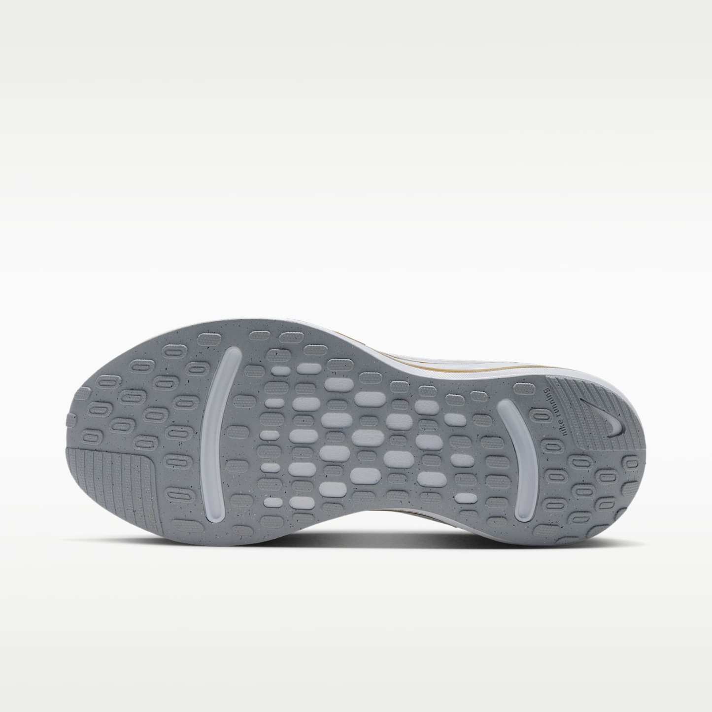 Nike Journey Run Straßenlaufschuh für Damen – Pure Platinum/Metallic Gold/Off White/Metallic Silver