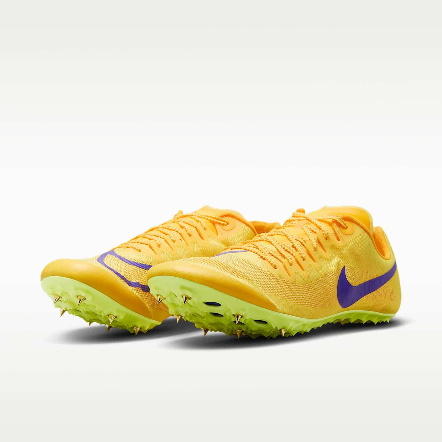 Nike Zoom Ja Fly 4 Laufspikes für Sprints – Citron Pulse/Volt Ice/University Gold/Indigo Burst