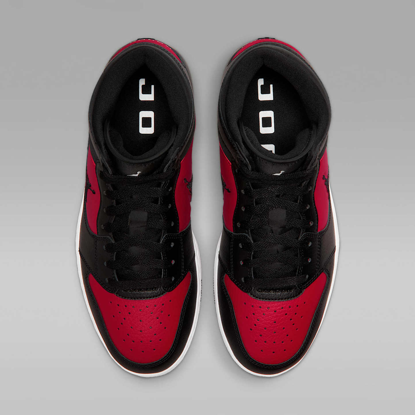 Jordan Court Connect Mid Herrenschuhe – Schwarz/Gym Red/Weiß/Schwarz