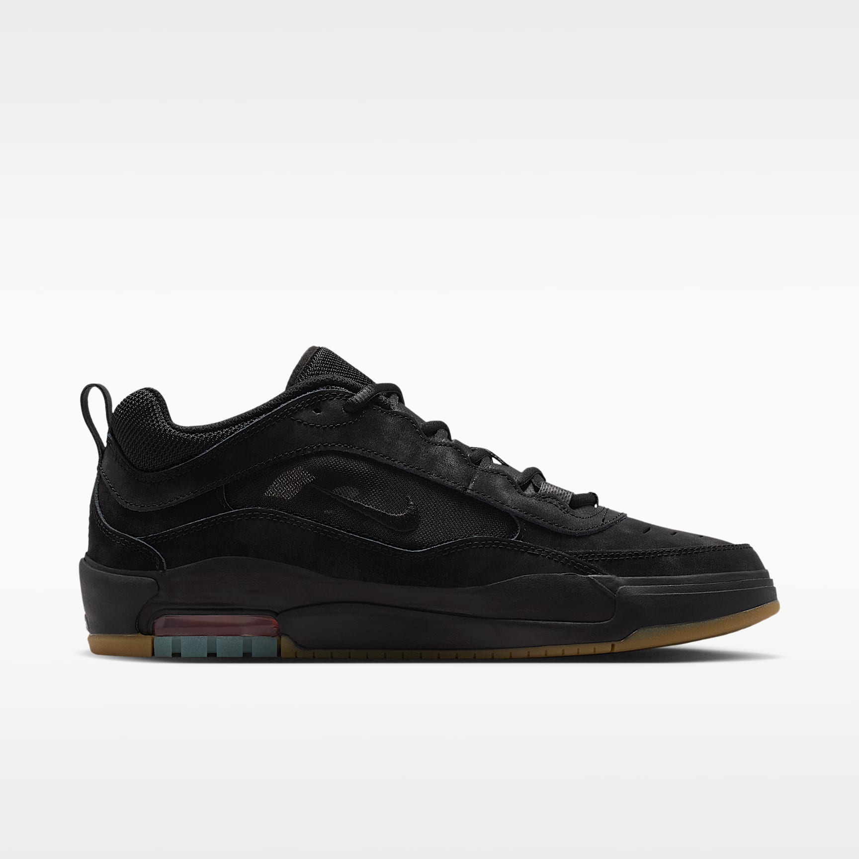 Nike Air Max Ishod Skateboardschuh – Schwarz/Schwarz/Schwarz/Schwarz