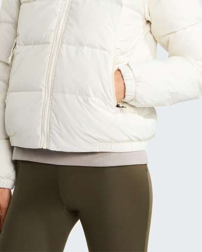 Hydrenalite™ Daunenjacke mit Kapuze Damen – White Dune