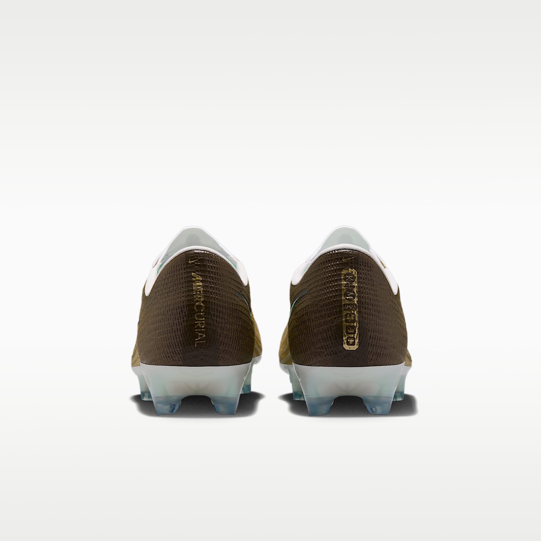 Nike Mercurial Superfly 11 Elite "Kylian Mbappé" Low-Top-Fußballschuh für normalen Rasen – Metallic Gold/Green Glow