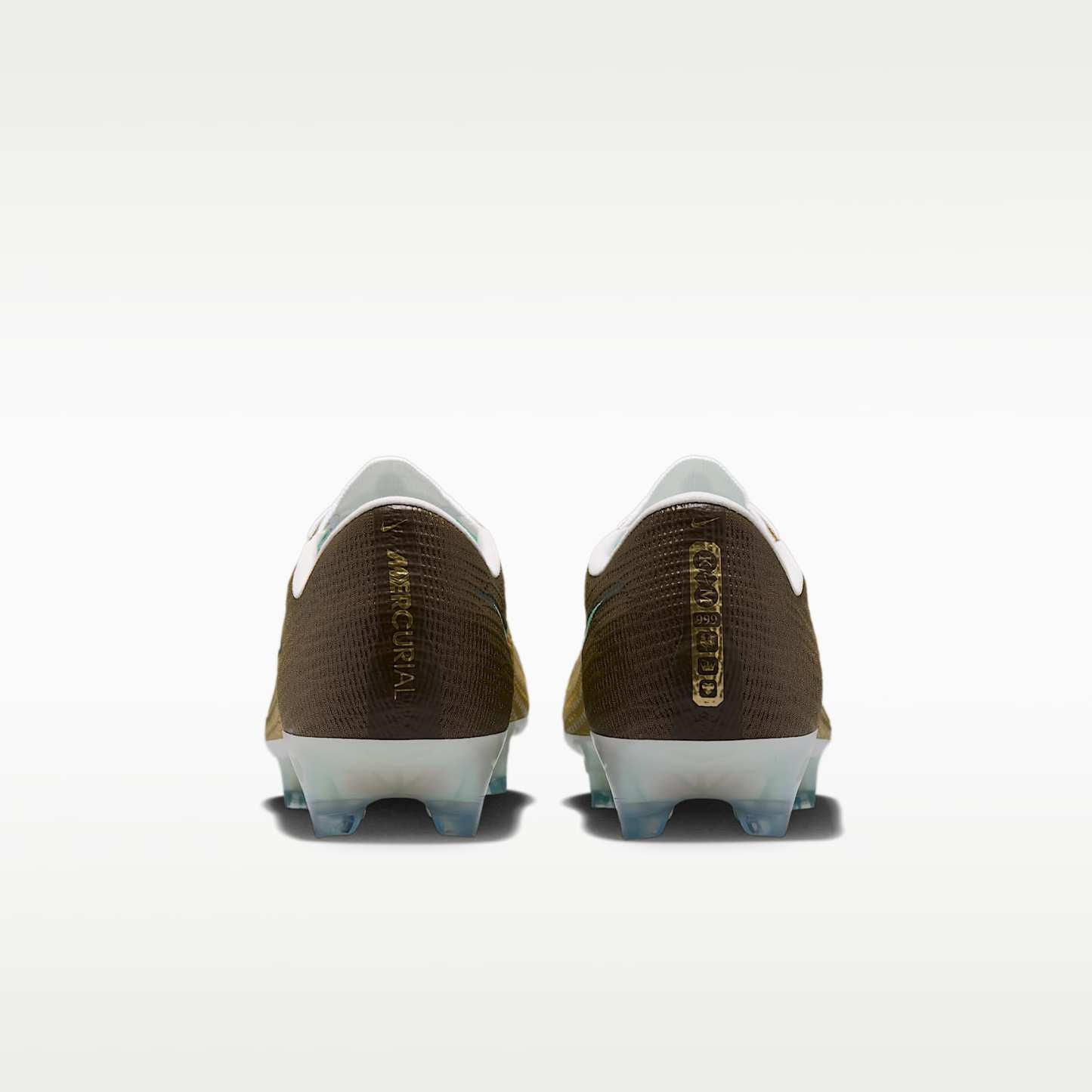 Nike Mercurial Superfly 11 Elite "Kylian Mbappé" Low-Top-Fußballschuh für normalen Rasen – Metallic Gold/Green Glow
