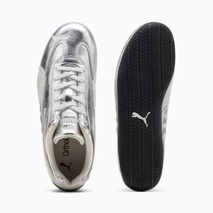 Speedcat Silver Sneakers Damen - Feather Gray-PUMA Black