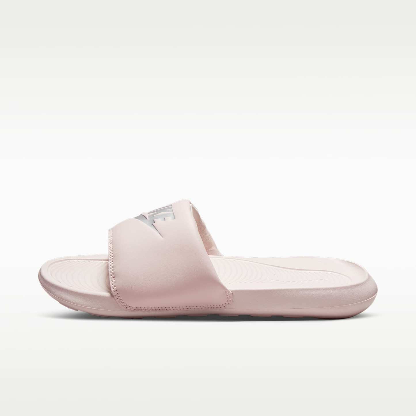 Nike Victori One Damen-Badeslipper – Barely Rose/Barely Rose/Metallic Silver