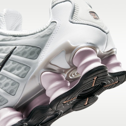 Nike Shox TL Schuh (Damen) – Neutral Grey/Metallic Silver/Schwarz/Pearl Pink